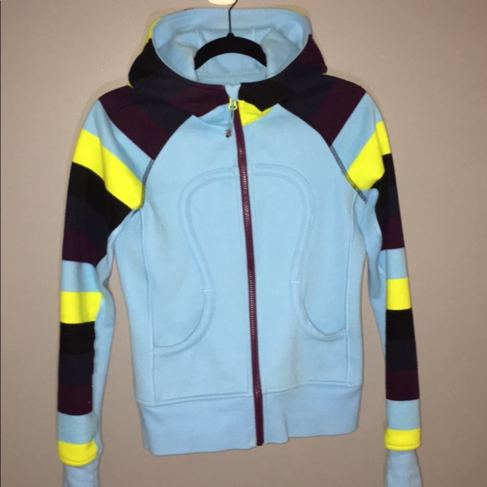 LuLu Lemon Striped Scuba Jacket